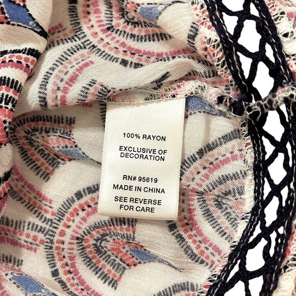 “Fever” Women's Ruffle Sleeve Boho Peasant Top Poet Blouse | Size M - Picture 9 of 9